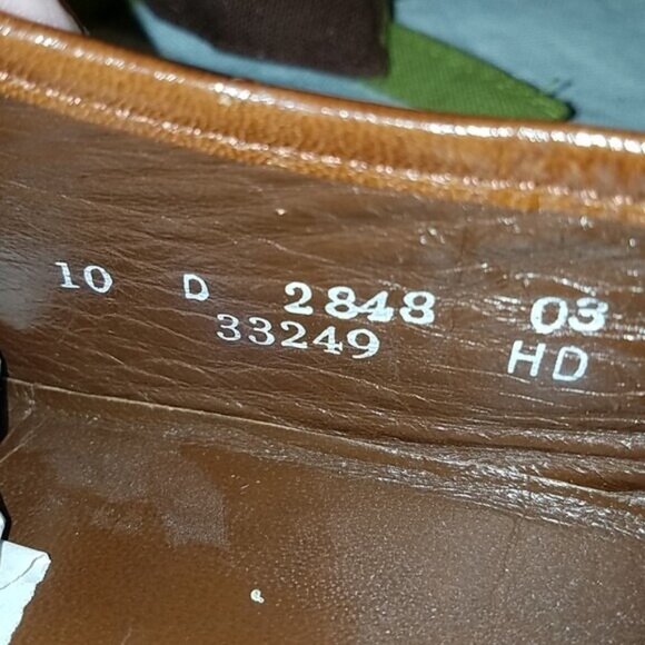 Florsheim Mens Brown Leather Tassel Loafers Size 10 D - Picture 6 of 7